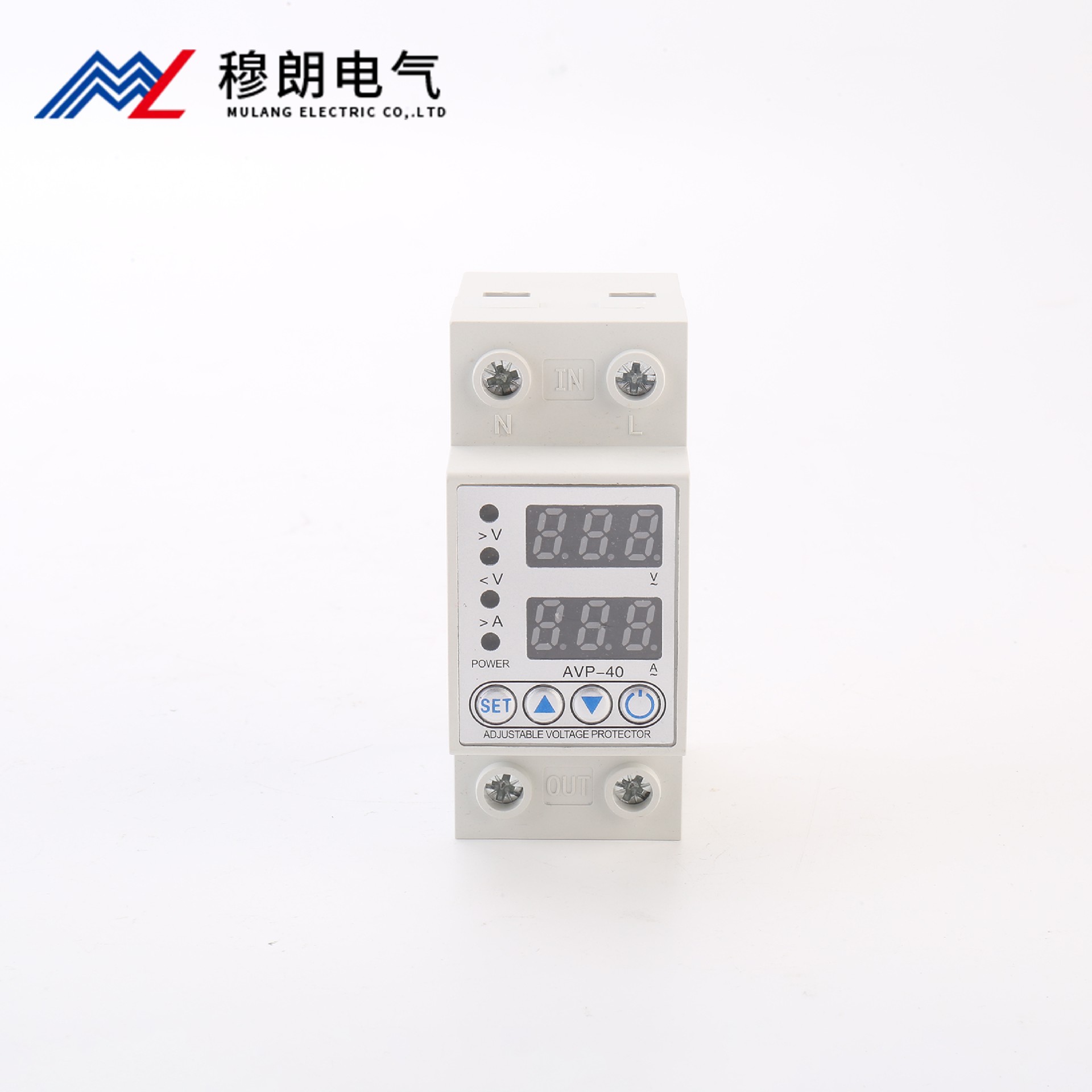 自復式過欠壓2P 40A  雙顯